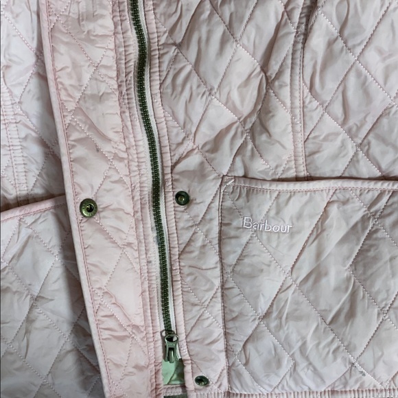 Barbour Summer Liddesdale Quilted Gilet in Carnation Pink VG size 6 - Picture 5 of 8